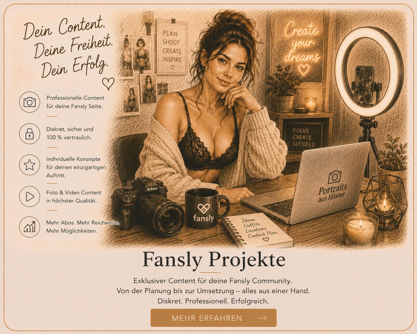 Fansly Projekte